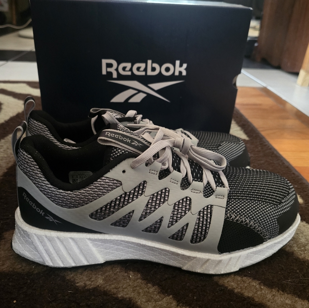 Reebok Black and Gray Running Shoes